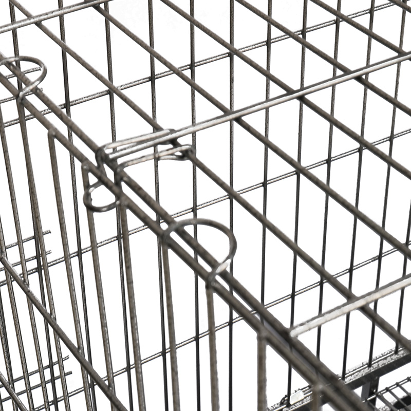 Großer Hunde Metalldrahtklapphundkäfig