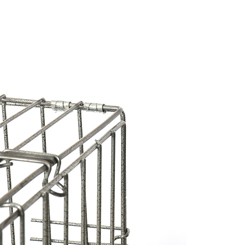 Großer Hunde Metalldrahtklapphundkäfig