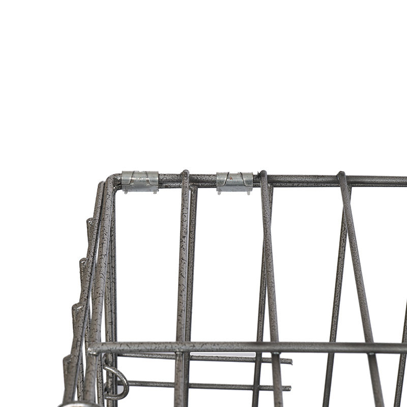 Großer Hunde Metalldrahtklapphundkäfig