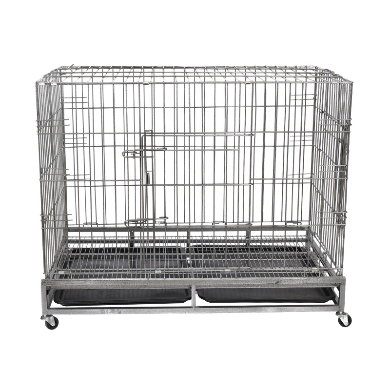 Großer Hunde Metalldrahtklapphundkäfig