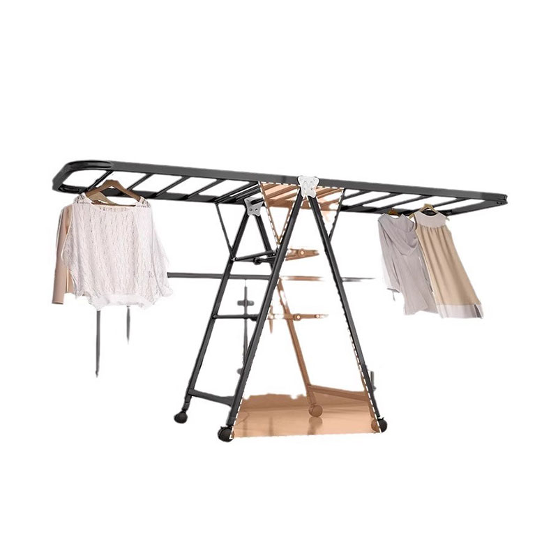 Bodenbeständige Klappkleidung Trockenstange Bodenbeständige Klappkleidung Trockenstange