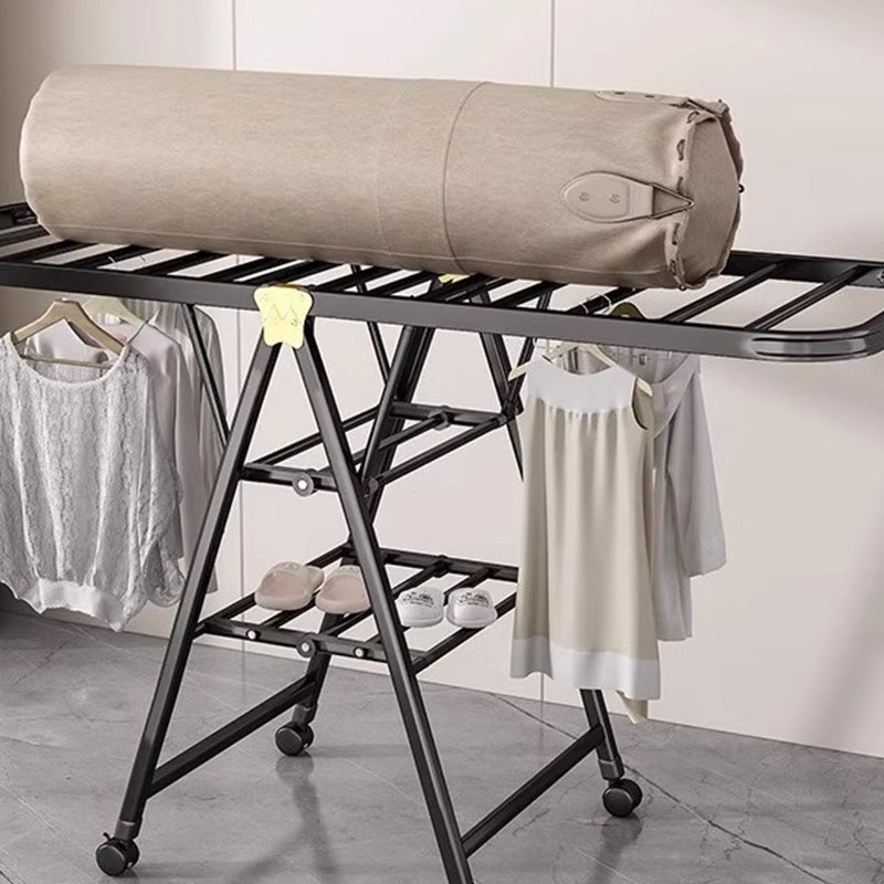 Bodenbeständige Klappkleidung Trockenstange Bodenbeständige Klappkleidung Trockenstange