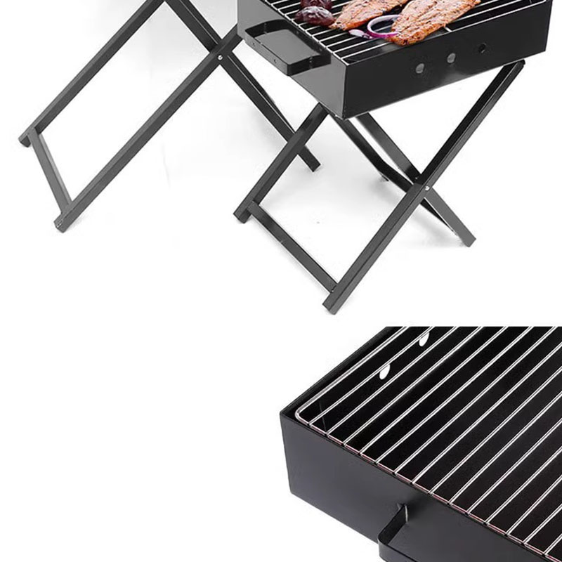 Bedeckter X-förmiger Grill